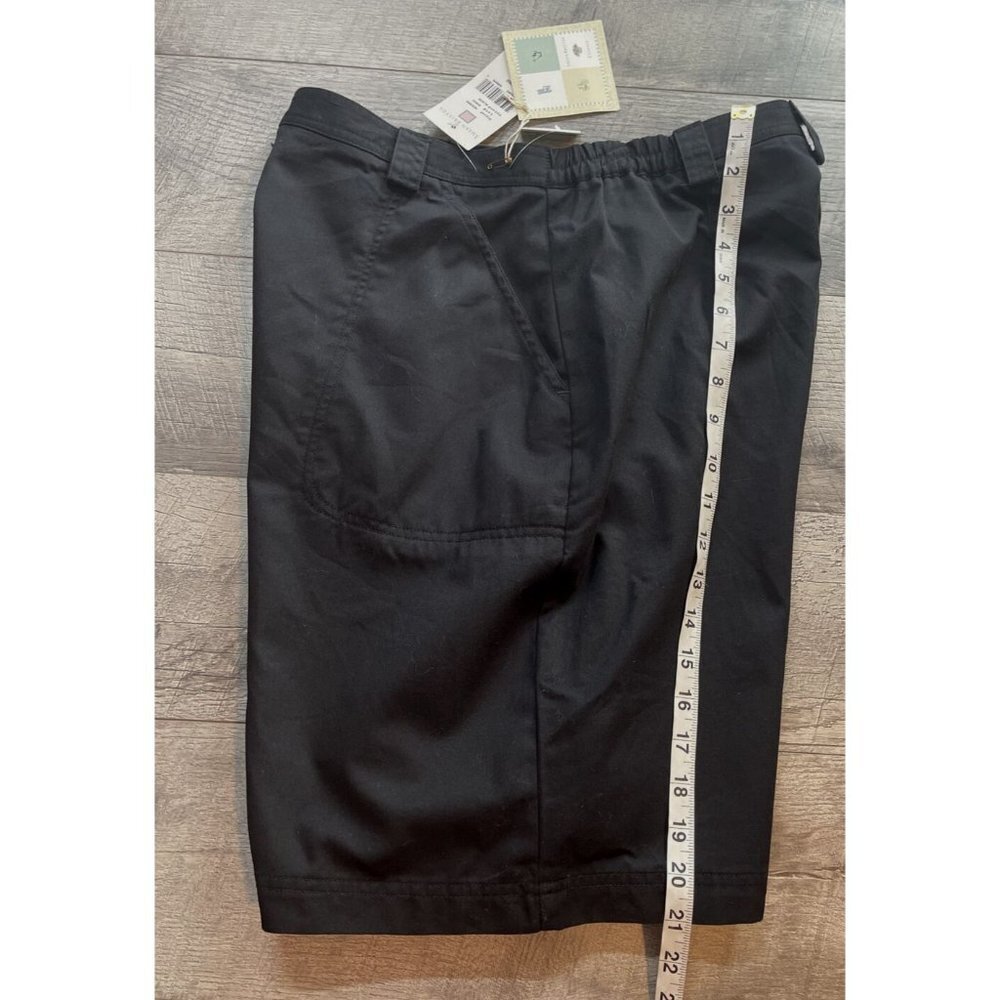 NEW Susan Bristol Mom Shorts Womens 12 Black Bermuda Cotton‎ High Waist 90s - Picture 5 of 8
